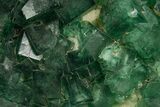 Heart-Shaped Fluorescent Fluorite Crystal Cluster - Madagascar #361393-1